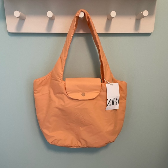 Zara Nylon Shoulder Bag - Picture 2 of 7